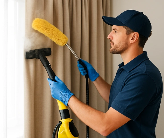 Trusted drapes cleaning technician Matty Curtain Cleaning kiels-mountain QLD